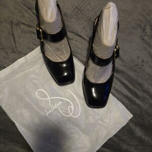 Sam Edelman Black Patent Leather Heels